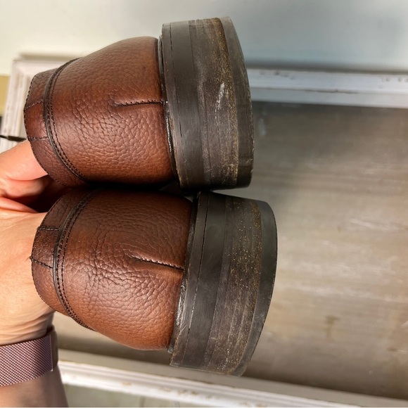 Cole Haan Brown Leather Oxfords - Picture 4 of 12